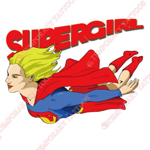 Supergirl Customize Temporary Tattoos Stickers NO.274